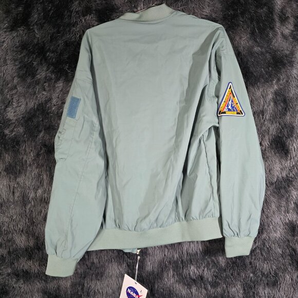 Nasa Bomber Jacket Size L with patches - Picture 11 of 15